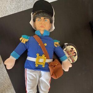 Vintage 2001 New "MO" Three Stooges 16" Plush Doll with Tag